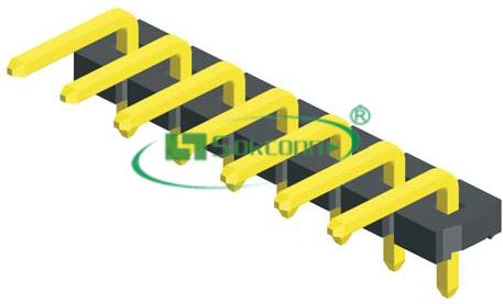 Pitch:5.08mm Pin Header Single Row Right Angle Type