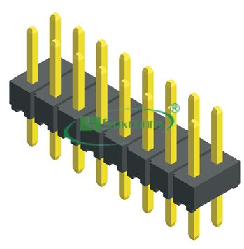 Pitch:2.00X2.00mm Pin Header Dual Row Straight Type