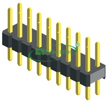 Pitch:2.00X2.00mm Pin Header Dual Row Straight Type