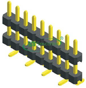 Pitch:2.00mm(0.079”) Pin Header Single Row S.M.T