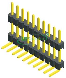 Pitch:2.00mm(0.079”) Board Spacer Single Row Right Angle Straight Type