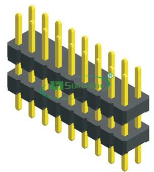 Pitch:2.54X2.54mm Board Spacer Dual Row Straight Dip Type