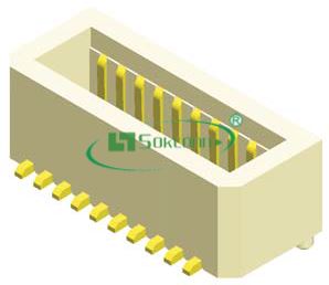 名称：Pitch:0.80mm(0.03”) Board To Board S.M.T Female