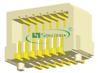 名称：Pitch:0.80mm(0.03”) Board To Board Female S.M.T