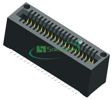 名称：Pitch:1.00 mm (0.039”) Mini PCI S.M.T