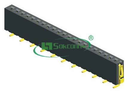 名称：Pitch:1.27mm(0.05”) Female Header Single Row S.M.T