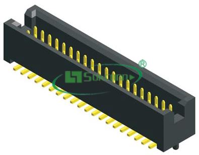 名称：Pitch:1.27X1.27mm(0.05”X0.05”) Box Header With Post S.M.T