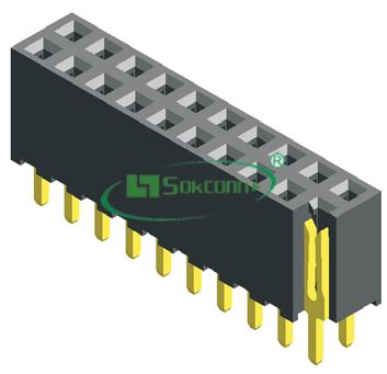 名称：Pitch:2.00x2.00mm Female Header Dual Row Straight Type