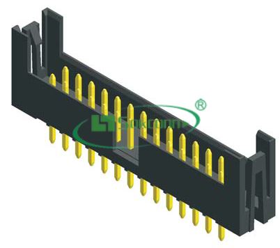 名称：Pitch:2.00X2.00mm Box Header Right Angle Dip Type