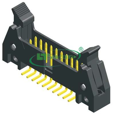 名称：Pitch:2.54X2.54mm(0.1”X0.1”) Box Header With Lock S.M.T