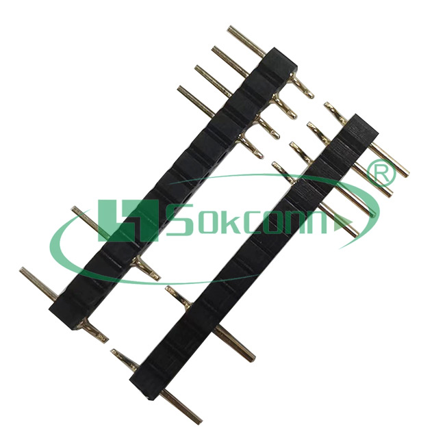 Name: 2.54 round PIN single row horizontal sticker H3.0