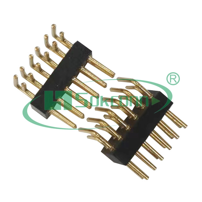 Name: 1.27 Round PIN Double Row 90 &deg; H1.9